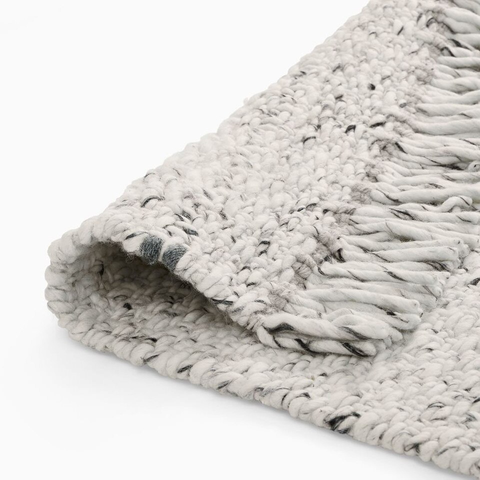 Marled Texture Chunky Rug West Elm UK